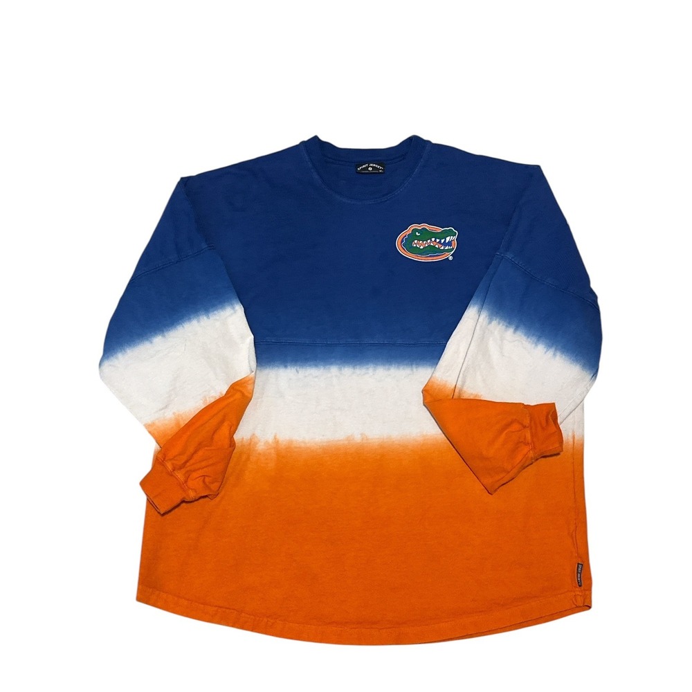 University Of Florida Gators Ombre Spirit Jersey Long Sleeve Size XL RN131422